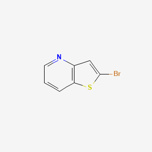 Chemical structure of 2-Bromothieno[3,2-b]pyridine