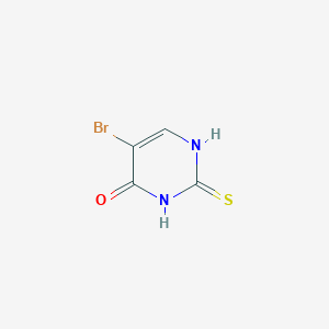 Chemical structure of 2-Bromothiazole-4-carboxamide