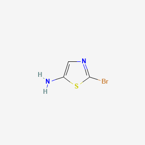 Chemical structure of 2-bromothiazol-5-amine
