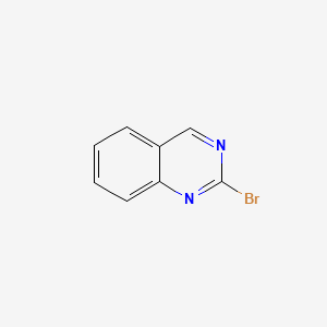 Chemical structure of 2-Bromoquinazoline