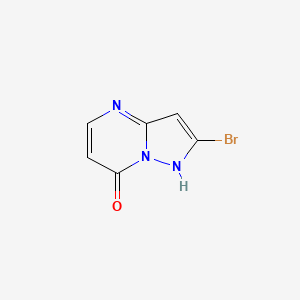 Chemical structure of 2-Bromopyrazolo[1,5-a]pyrimidin-7(1H)-one