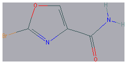 Chemical structure of 2-Bromooxazole-4-carboxamide