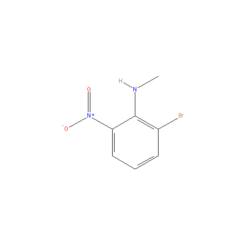 Chemical structure of 2-Bromo-N-methyl-6-nitroaniline