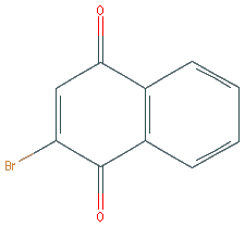Chemical structure of 2-Bromonaphthalene-1,4-dione