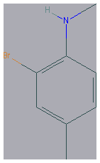 Chemical structure of 2-Bromo-N,4-dimethylaniline