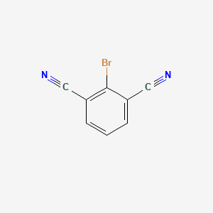 Chemical structure of 2-Bromoisophthalonitrile