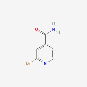 Chemical structure of 2-Bromoisonicotinamide