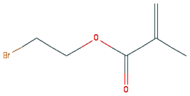 Chemical structure of 2-Bromoethyl Methacrylate