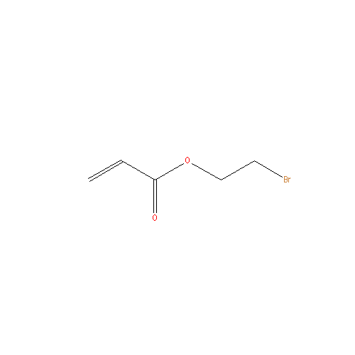 Chemical structure of 2-Bromoethyl acrylate