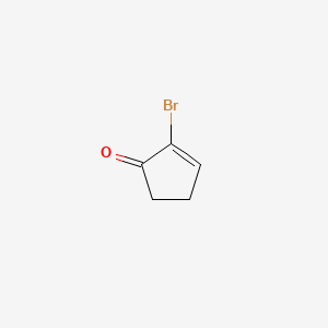 Chemical structure of 2-Bromocyclopent-2-enone