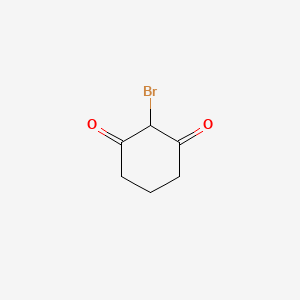 Chemical structure of 2-Bromocyclohexane-1,3-dione
