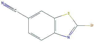 Chemical structure of 2-Bromobenzo[d]thiazole-6-carbonitrile