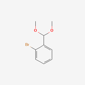Chemical structure of 1-Bromo-2-(dimethoxymethyl)benzene