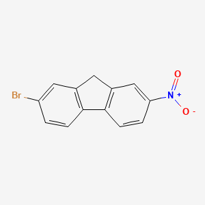 Chemical structure of 2-Bromo-7-nitrofluorene