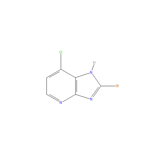 Chemical structure of 2-Bromo-7-chloroimidazo[1,2-a]pyridine