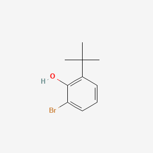 Chemical structure of 2-bromo-6-tert-butylphenol