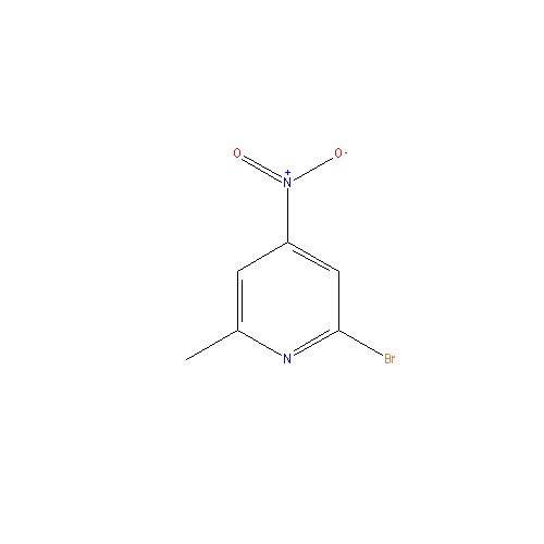 Chemical structure of 2-Bromo-6-methyl-4-nitropyridine