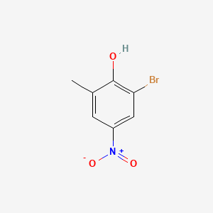 Chemical structure of 2-Bromo-6-methyl-4-nitrophenol