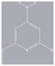Chemical structure of 2-Bromo-6-methoxypyridin-4-amine