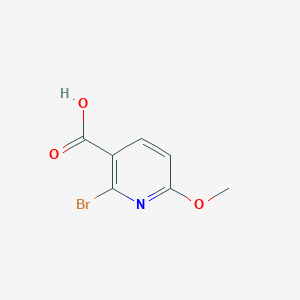 Chemical structure of 2-Bromo-6-methoxynicotinic acid