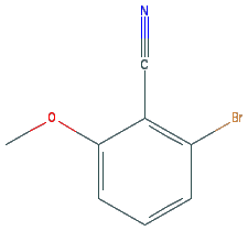 Chemical structure of 2-Bromo-6-Methoxybenzonitrile