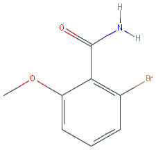 Chemical structure of 2-Bromo-6-methoxybenzamide