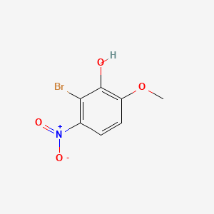 Chemical structure of 2-Bromo-6-methoxy-3-nitrophenol