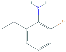Chemical structure of 2-Bromo-6-isopropylaniline