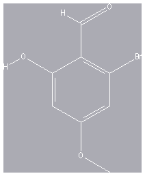 Chemical structure of 2-Bromo-6-hydroxy-4-methoxybenzaldehyde