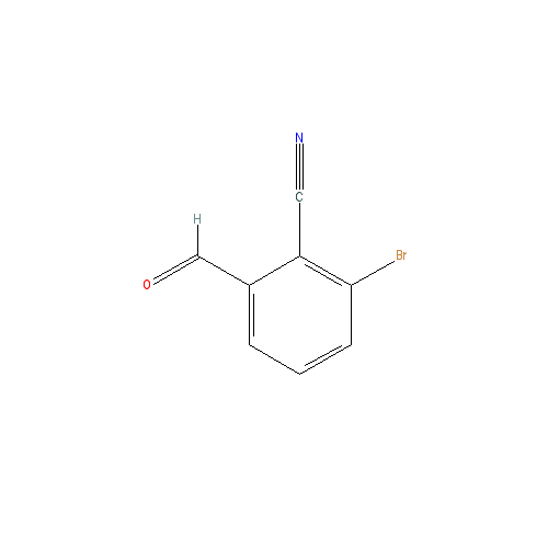 Chemical structure of 2-Bromo-6-formylbenzonitrile