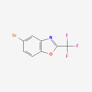 Chemical structure of 2-Bromo-6-(trifluoromethoxy)benzonitrile