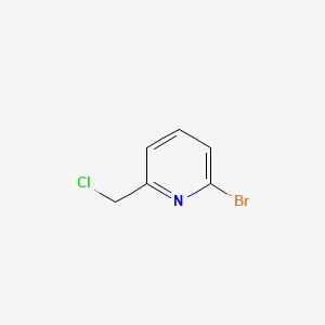 Chemical structure of 2-Bromo-6-(chloromethyl)pyridine
