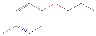 Chemical structure of 2-Bromo-5-propoxypyridine