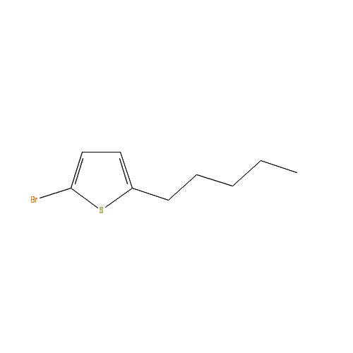 Chemical structure of 2-Bromo-5-pentylthiophene
