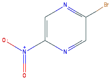 Chemical structure of 2-Bromo-5-nitropyrazine