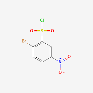 Chemical structure of 2-Bromo-5-nitrobenzenesulfonyl chloride