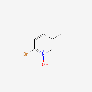 Chemical structure of 2-Bromo-5-methylpyridine 1-oxide