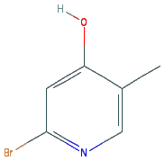 Chemical structure of 2-Bromo-5-methylpyridin-4-ol