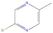 Chemical structure of 2-bromo-5-methylpyrazine