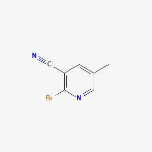 Chemical structure of 2-Bromo-5-methylnicotinonitrile