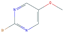 Chemical structure of 2-broMo-5-MethoxypyriMidine