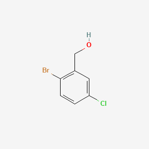 Chemical structure of 2-Bromo-5-chlorobenzyl Alcohol