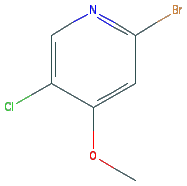 Chemical structure of 2-Bromo-5-chloro-4-methoxypyridine