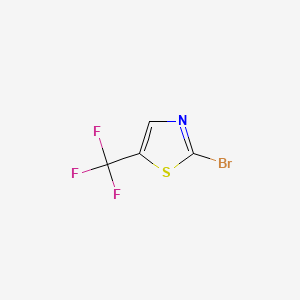 Chemical structure of 2-Bromo-5-(trifluoromethyl)thiazole