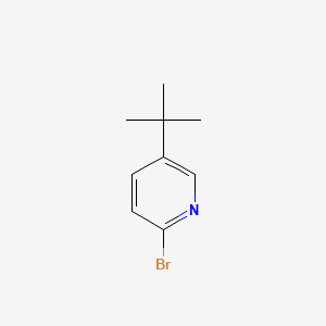 Chemical structure of 2-Bromo-5-tert-butylpyridine