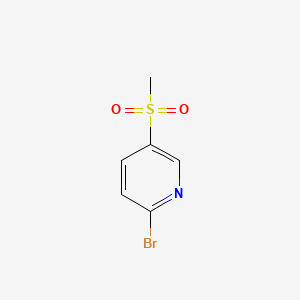 Chemical structure of 2-Bromo-5-(methylsulfonyl)pyridine