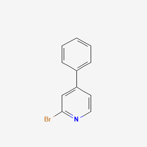 Chemical structure of 2-Bromo-4-phenylpyridine