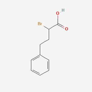Chemical structure of 2-Bromo-4-Phenylbutyric Acid