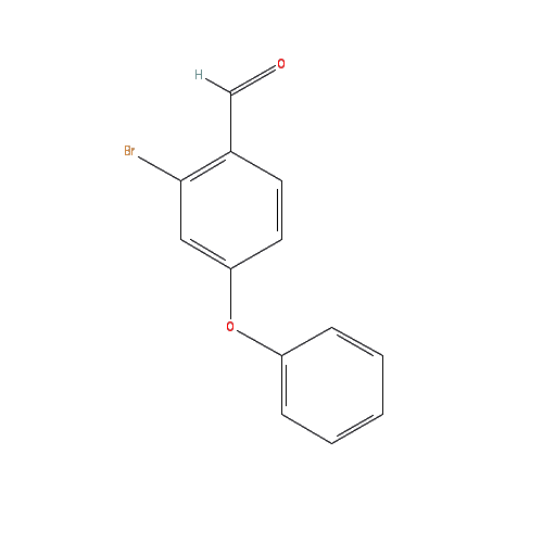 Chemical structure of 2-Bromo-4-Phenoxybenzaldehyde