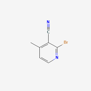 Chemical structure of 2-Bromo-4-methylnicotinonitrile